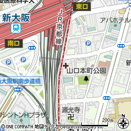 東西商工協同組合　大阪事務所周辺の地図
