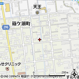 静岡県浜松市中央区篠ケ瀬町48周辺の地図