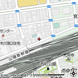 日産レンタカー新大阪駅北口店周辺の地図