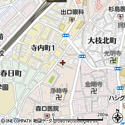 大阪府守口市大枝西町3-5周辺の地図