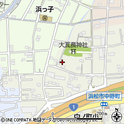 静岡県浜松市中央区中野町2209周辺の地図