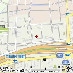 静岡県浜松市中央区中野町2348周辺の地図