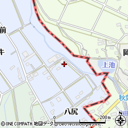 愛知県豊橋市雲谷町八尻164周辺の地図