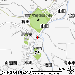 愛知県知多郡南知多町豊丘稗田28周辺の地図