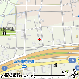 静岡県浜松市中央区中野町2264周辺の地図