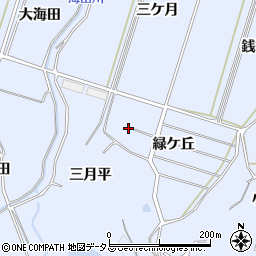 愛知県知多郡南知多町大井緑ケ丘周辺の地図