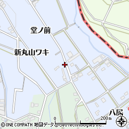 愛知県豊橋市雲谷町堂ノ前周辺の地図