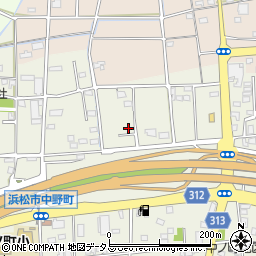 静岡県浜松市中央区中野町2353周辺の地図