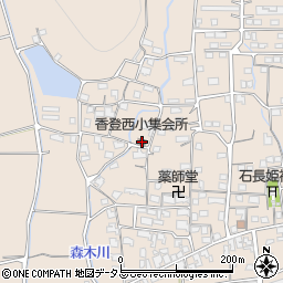 岡山県備前市香登西383周辺の地図