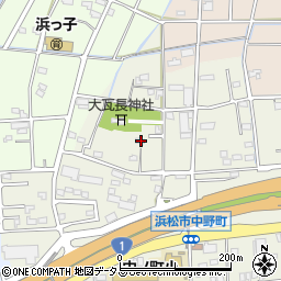 静岡県浜松市中央区中野町2221周辺の地図