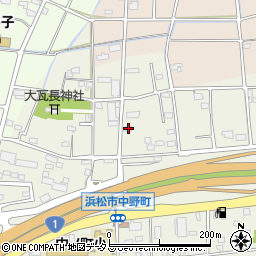 静岡県浜松市中央区中野町2257周辺の地図
