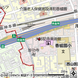 兵庫県西宮市中浜町4-34周辺の地図