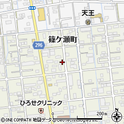 静岡県浜松市中央区篠ケ瀬町95周辺の地図