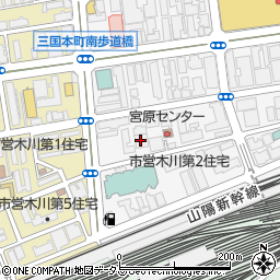 株式会社ニシヤマ　大阪支店周辺の地図