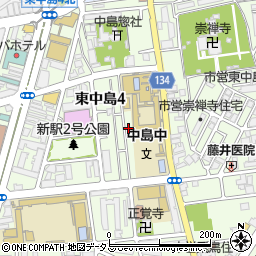 ペントハウス新大阪１周辺の地図