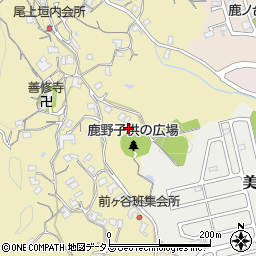 鹿畑町公民館周辺の地図