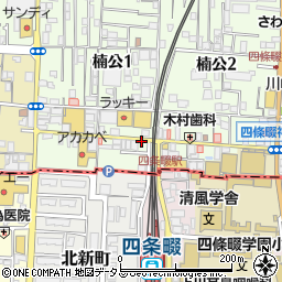 ポーラザビューティ　四條畷駅前店周辺の地図