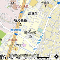 株式会社ジーネット　浜松営業所周辺の地図