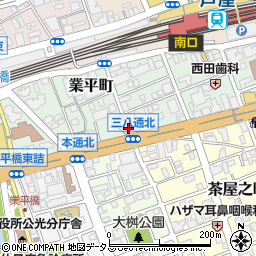 セレブリボーン　アシヤ周辺の地図