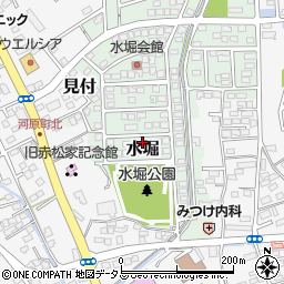 静岡県磐田市水堀48周辺の地図