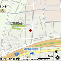 静岡県浜松市中央区中野町2238周辺の地図