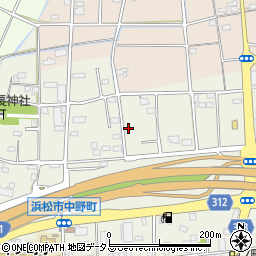 静岡県浜松市中央区中野町2344周辺の地図