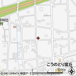 静岡県磐田市富丘595周辺の地図