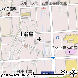 静岡県磐田市上新屋515周辺の地図