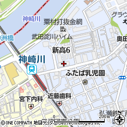 サンメゾン北大阪神崎川駅前ザ・ゲート周辺の地図