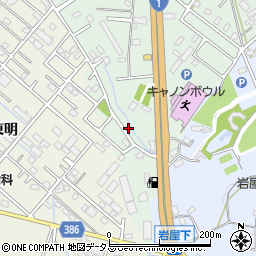 愛知県豊橋市岩屋町岩屋下50周辺の地図