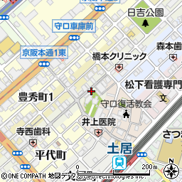 京阪東通商店街振興組合周辺の地図