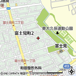 静岡県磐田市富士見町2丁目3周辺の地図