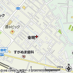愛知県豊橋市東幸町東明66-3周辺の地図