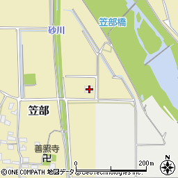 三重県伊賀市笠部1362周辺の地図