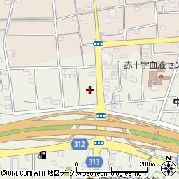 ローソン浜松中野町店周辺の地図