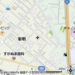 愛知県豊橋市東幸町東明62周辺の地図