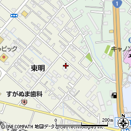 愛知県豊橋市東幸町東明62周辺の地図