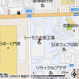 株式会社トーモク　大阪工場周辺の地図