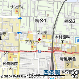 きものつたや　四條畷駅前店周辺の地図