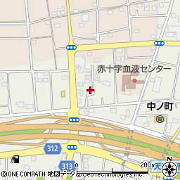 静岡県浜松市中央区中野町2494周辺の地図