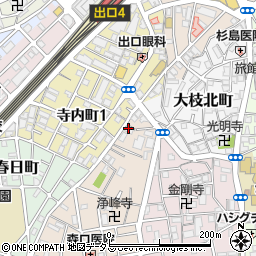 大阪府守口市大枝西町3-10周辺の地図