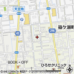 静岡県浜松市中央区篠ケ瀬町151周辺の地図