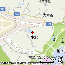 京都府木津川市鹿背山（小沢）周辺の地図