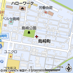 島崎集会所周辺の地図
