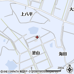 愛知県知多郡南知多町大井釜山周辺の地図