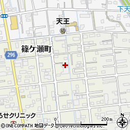 静岡県浜松市中央区篠ケ瀬町43周辺の地図