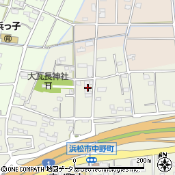静岡県浜松市中央区中野町2236周辺の地図