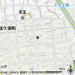 静岡県浜松市中央区篠ケ瀬町15周辺の地図