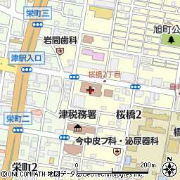 三重県障がい者共同受注窓口事業受託（ＮＰＯ法人）共同受注窓口みえ周辺の地図