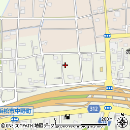 静岡県浜松市中央区中野町2363周辺の地図